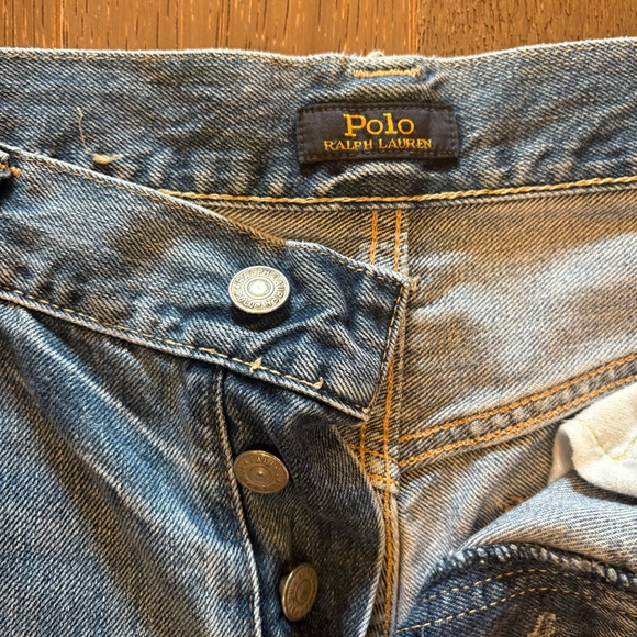 Polo Ralph Lauren $268 The Avery Boyfriend Distressed Jeans 29/8 like new - Picture 8 of 15